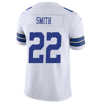 D.Cowboys #22 Emmitt Smith Player White Game Stitched Football Jerseys