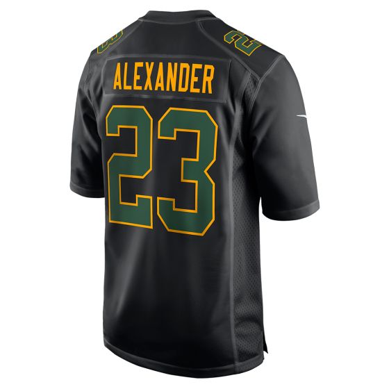 GB.Packers #23 Jaire Alexander Player Black Fashion Game Stitched American Football Jerseys