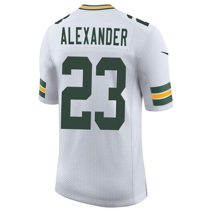 GB.Packers #23 Jaire Alexander White Away Limited Stitched American Player Football Jerseys