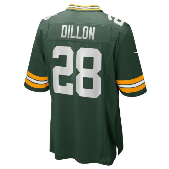 GB.Packers #28 A.J. Dillon Green Player Game Jersey Stitched American Football Jerseys