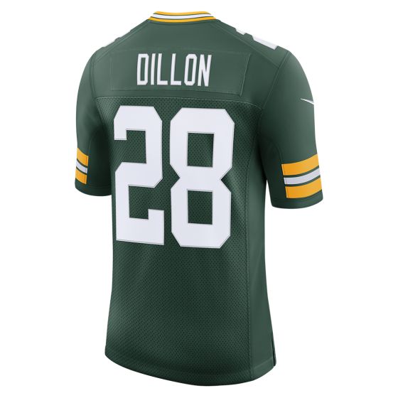 GB.Packers #28 Dillon 50s Green Home Limited Stitched American Football Jerseys Player Jersey