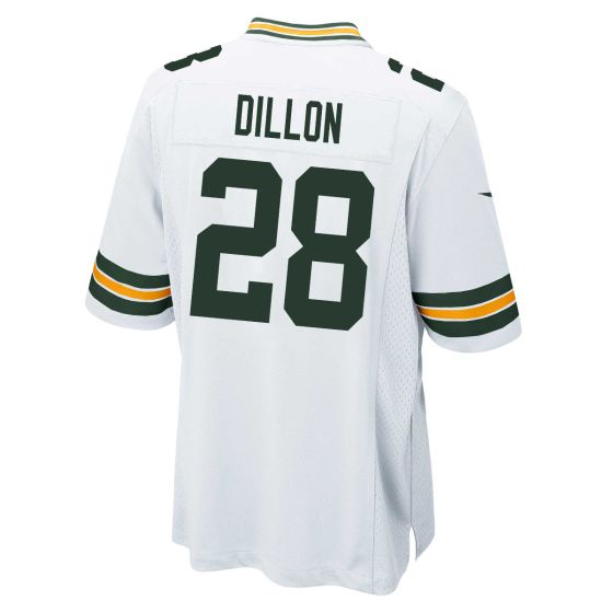 GB.Packers #28 A.J.Dillon White Game Player Jersey Stitched American Football Jerseys