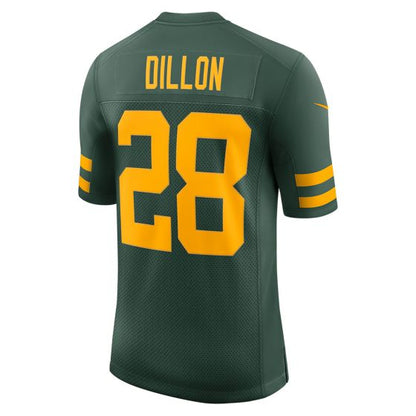 GB.Packers #28 Dillon Player Jersey 50s Green Classic Limited Stitched American Football Jerseys