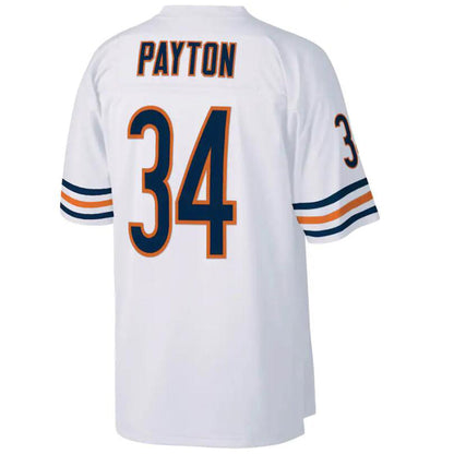 C.Bears #34 Walter Payton White Stitched Player Legacy Replica Football Jerseys