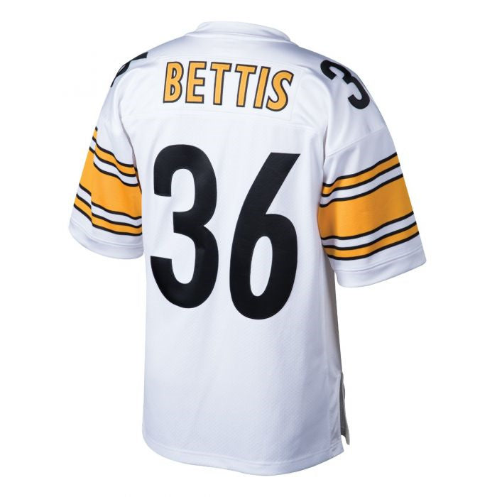 P.Steelers #36 Jerome Bettis Player White Mitchell & Ness Authentic Super Bowl Stitched American Football Jerseys