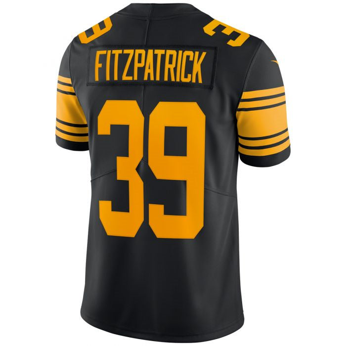 P.Steelers #39 Minkah Fitzpatrick Player Black Stitched American Football Jerseys