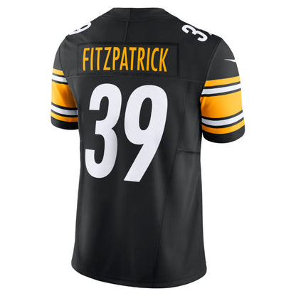 P.Steelers #39 Minkah Fitzpatrick Player Vapor F.U.S.E. Limited Home Black Stitched American Football Jerseys