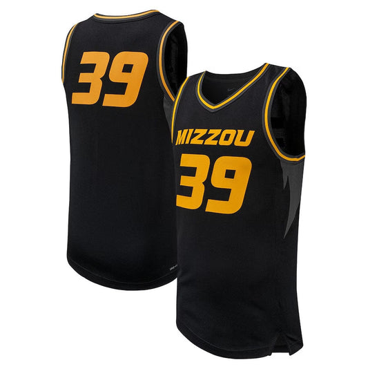 M.Tigers #39 Player Replica Basketball Jersey - Black American College Jerseys