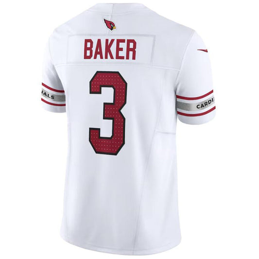 A.Cardinal #3 Budda Baker White Player Game Stitched Football Jerseys