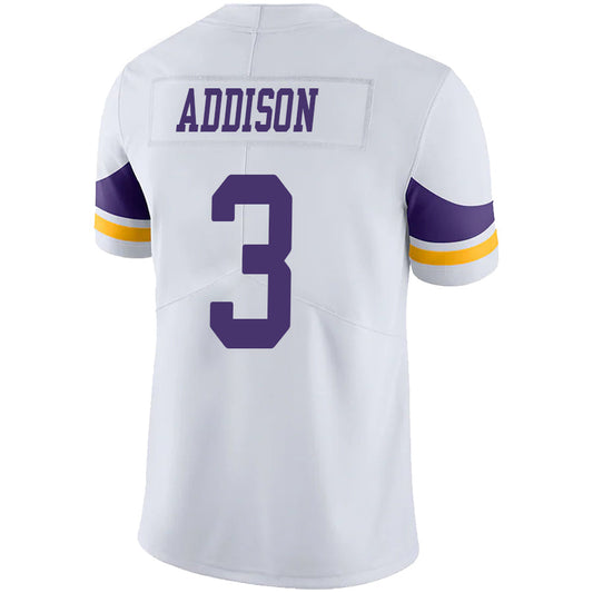 #3 Jordan Addison Player MN.Vikings White Vapor F.U.S.E. Limited Football Jerseys