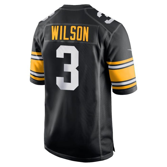 P.Steelers #3 Russell Wilson Player Replica Throwback Stitched American Football Jerseys