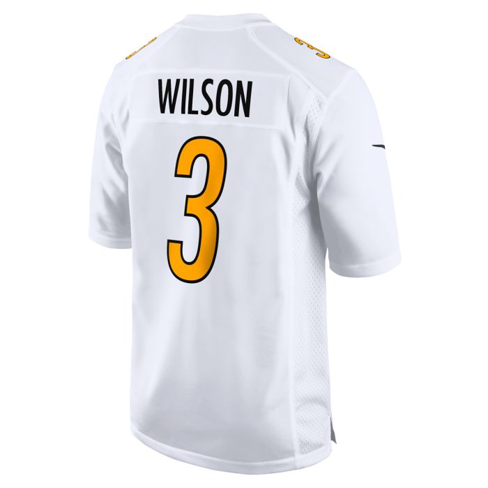 P.Steelers #3 Russell Wilson Player White Replica Tundra Throwback Stitched American Football Jerseys