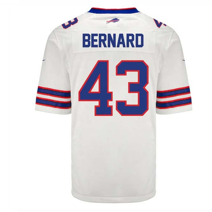 B.Bills #43 Terrel Bernard Player White Game Jersey -Stitched American Football Jerseys