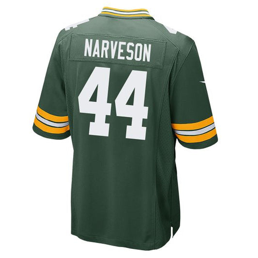 GB.Packers #44 Brayden Narveson Green Game Player Jersey Stitched American Football Jerseys