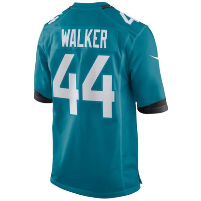 #44 Travon Walker Player J.Jaguars Teal Game Stitched Football Jerseys