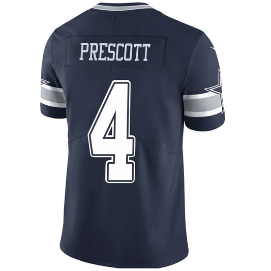 D.Cowboys #4 Dak Prescott Player Navy Game Stitched Football Jerseys