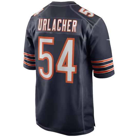 C.Bears #54 Brian Urlacher Navy Player Game Stitched Football Jerseys