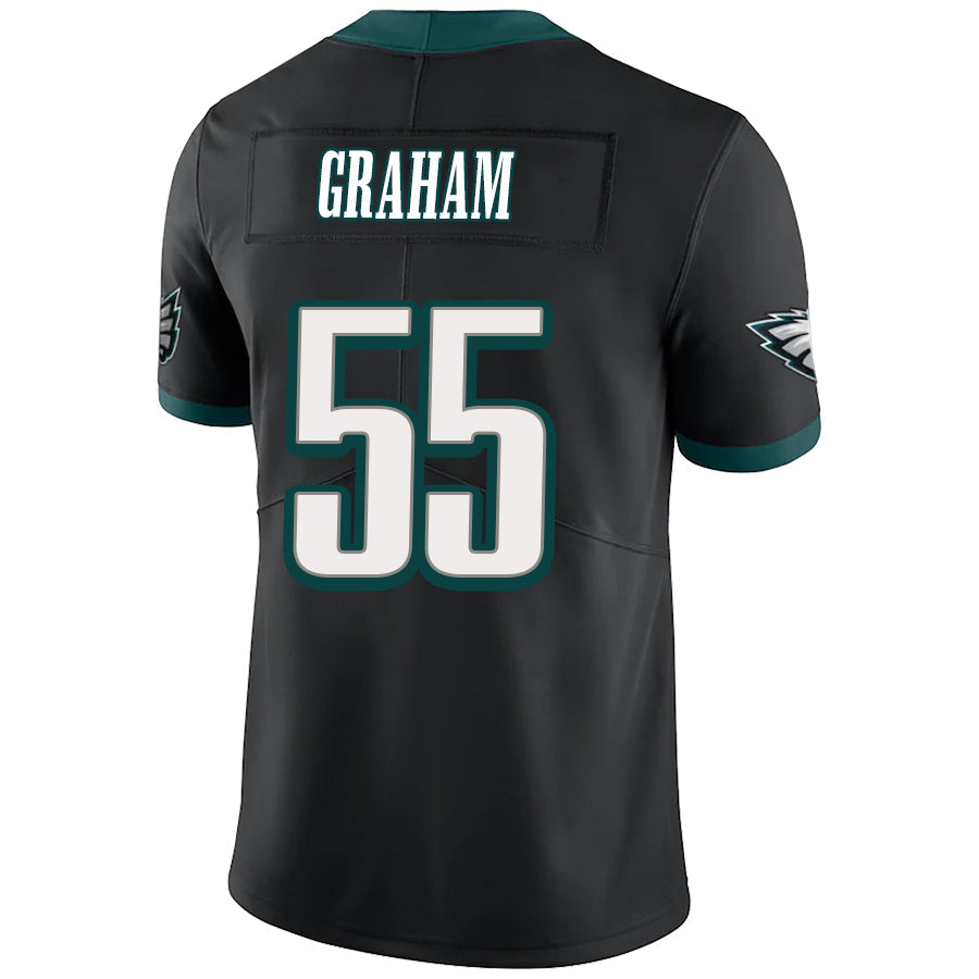 P.Eagles #55 Brandon Graham Black Stitched Player Vapor F.U.S.E. Limited Jersey Football Jerseys