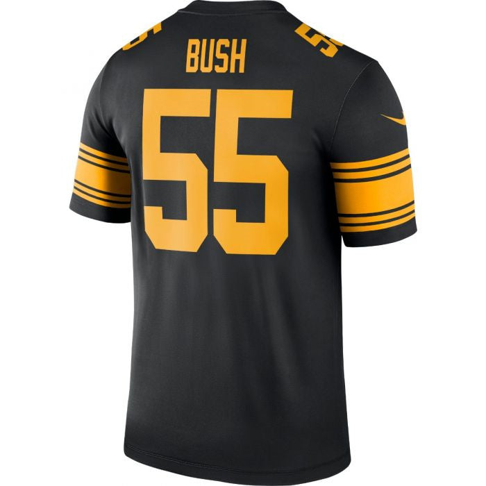 P.Steelers #55 Devin Bush Player Legend Black Stitched American Football Jerseys