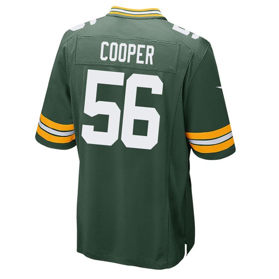 GB.Packers #56 Edgerrin Cooper Green Game Player jersey Stitched American Football Jerseys