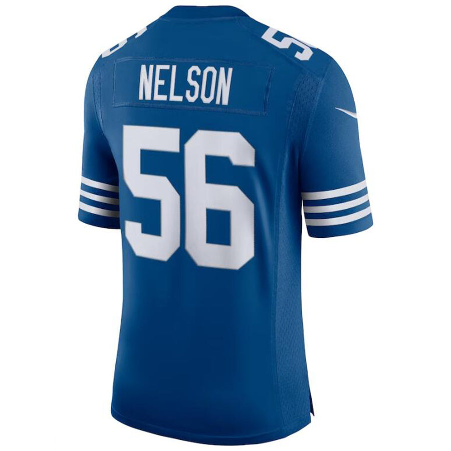 #56 Quenton Nelson Player IN.Colts Game Football Jerseys -Royal