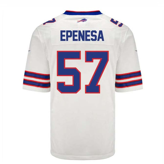 B.Bills #57 A.J. Epenesa Player White Game Jersey -Stitched American Football Jerseys