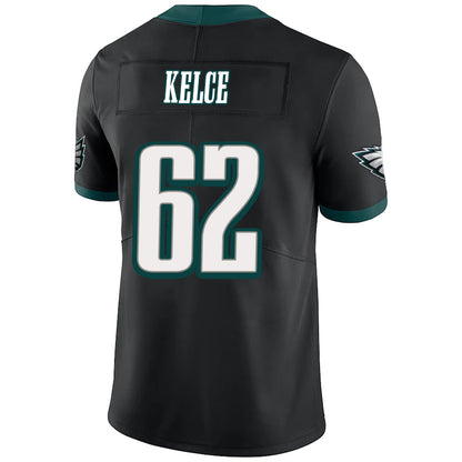 P.Eagles #62 Jason Kelce Black Stitched Player Vapor Elite Football Jerseys