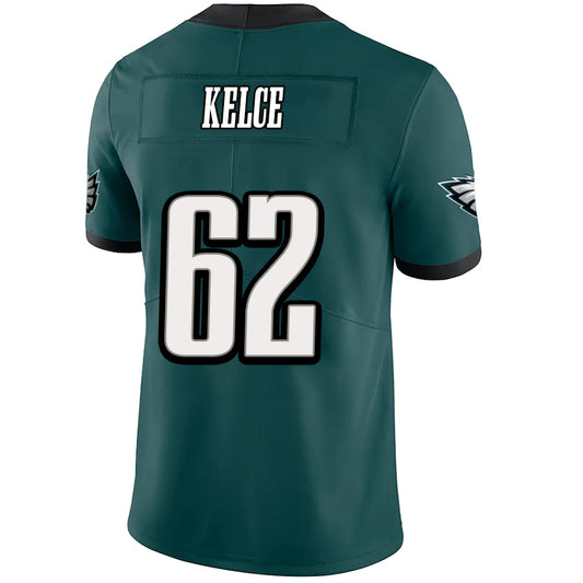 P.Eagles #62 Jason Kelce Green Stitched Player Vapor Elite Football Jerseys