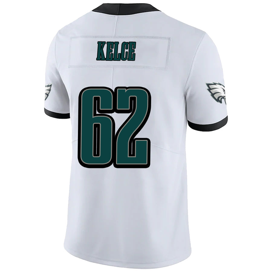 P.Eagles #62 Jason Kelce White Stitched Player Vapor Elite Football Jerseys