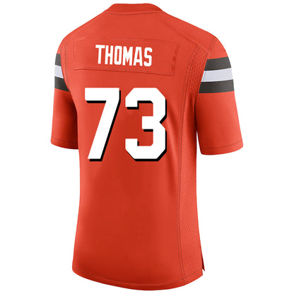 C.Browns #73 Joe Thomas Orange Stitched Player Game Football Jerseys