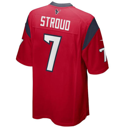 H.Texans #7 C.J. Stroud Red Player Game Stitched Football Jerseys