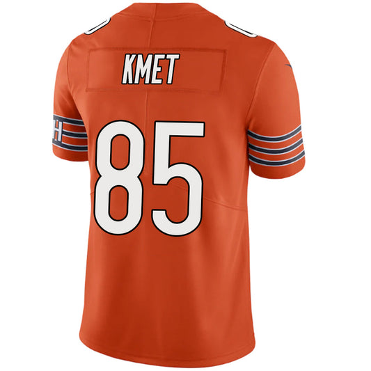 C.Bears #85 Cole Kmet Orange Player Game Football Jerseys