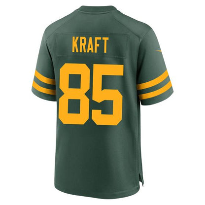 GB.Packers #85 Tucker Kraft Player 50s Green Classic Game Stitched American Football Jerseys