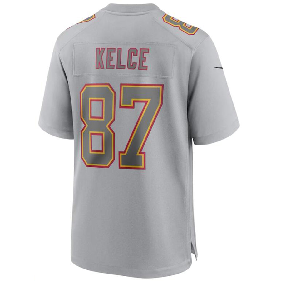 #87 Travis Kelce Player KC.Chiefs Gray Game Football Jerseys