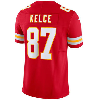 #87 Travis Kelce Player KC.Chiefs Red Vapor F.U.S.E. Limited Football Jerseys