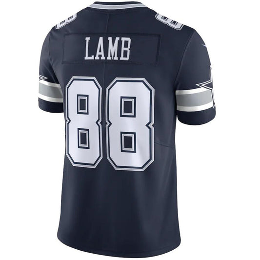 D.Cowboys #88 CeeDee Lamb Navy Player Vapor Limited Stitched Football Jerseys