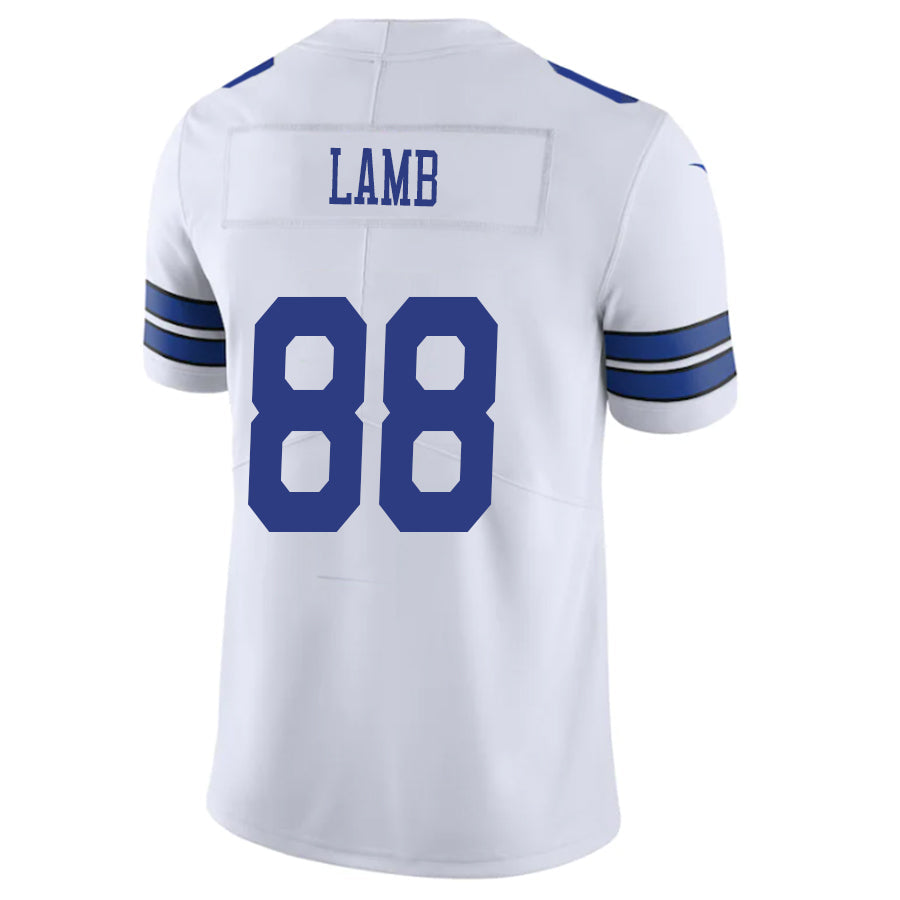 D.Cowboys #88 CeeDee Lamb white Player Game Stitched Football Jerseys