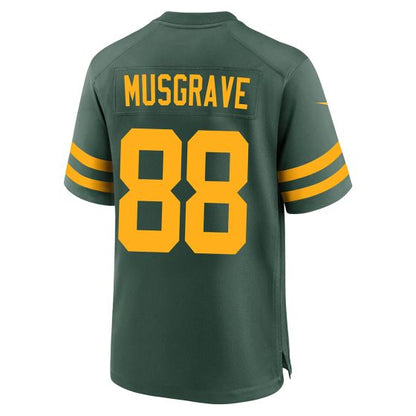 GB.Packers #88 Luke Musgrave Player 50s Green Classic Game Stitched American Football Jerseys