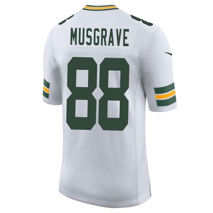 GB.Packers #88 Luke Musgrave Player White Away Limited Stitched American Football Jerseys