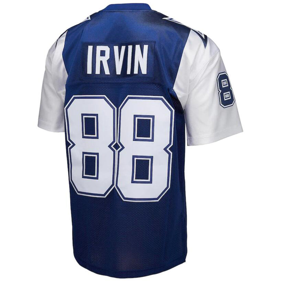 D.Cowboys #88 Michael Irvin Player Mitchell & Ness Navy 1995 Legacy Jersey Vapor Limited Football Jerseys