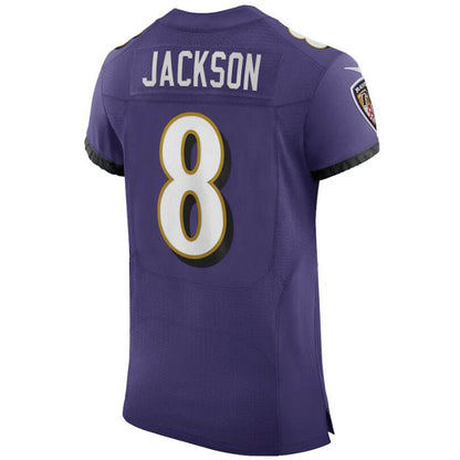 B.Ravens #8 Lamar Jackson Purple Player Jersey Vapor F.U.S.E. Limited Football Jerseys