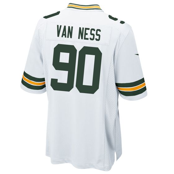 GB.Packers #90 Lukas Van White Game Player Jersey Stitched American Football Jerseys