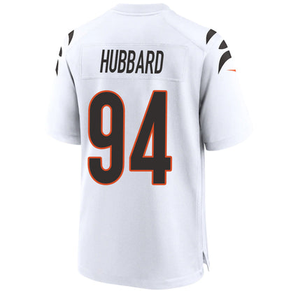 C.Bengals #94 Sam Hubbard Player White Game Stitched Football Jerseys