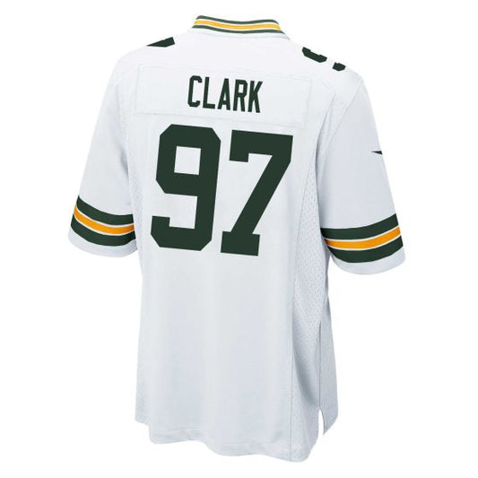 GB.Packers #97 Kenny Clark White Player Game Jersey Stitched American Football Jerseys