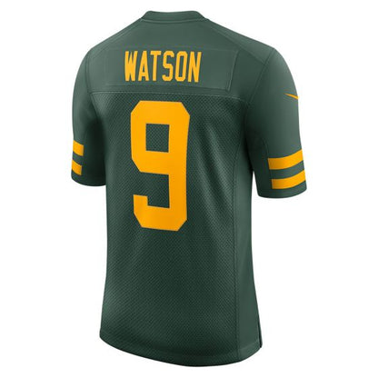 GB.Packers #9 Christian Watson Player Green 50s Classic Limited  Stitched American Football Jerseys