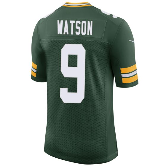 GB.Packers #9 Christian Watson Green Home Limited Stitched American Player Football Jerseys