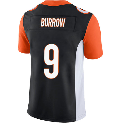 C.Bengals #9 Joe Burrow Player Black Stitched Game Football Jerseys