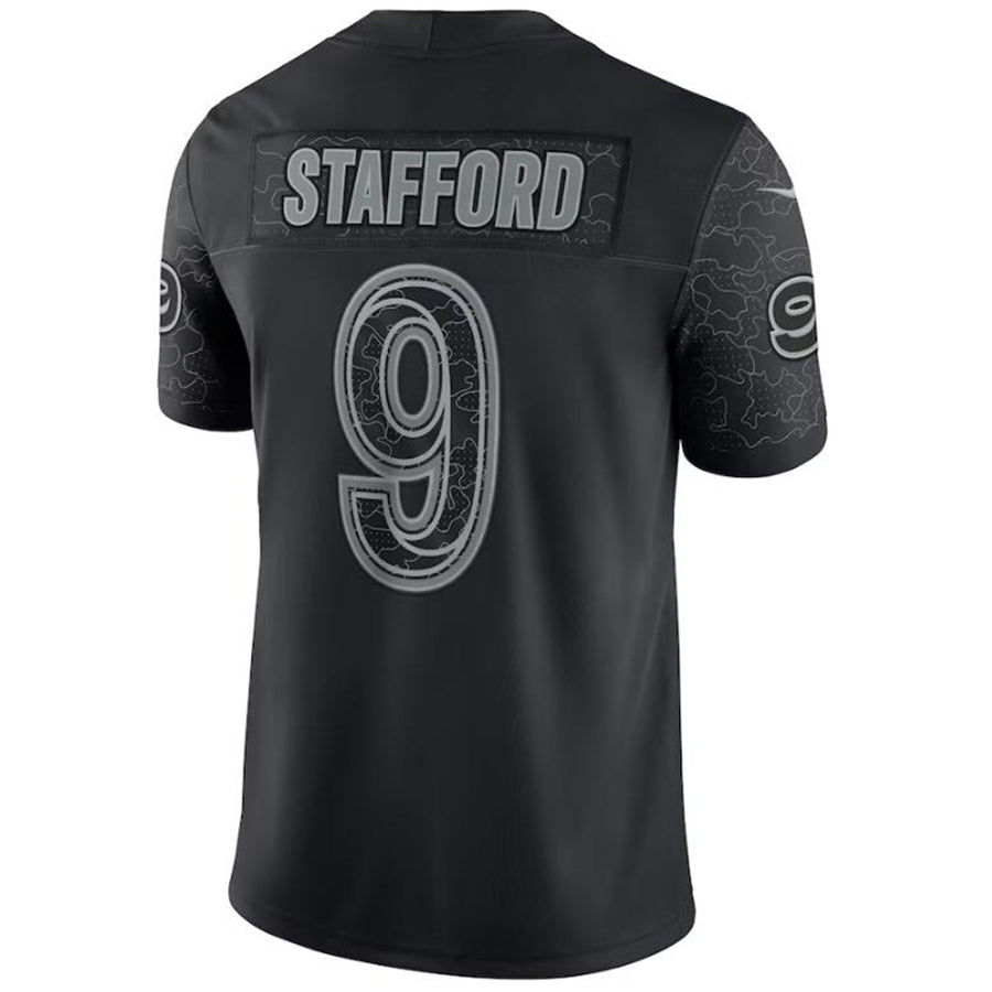 #9 Matthew Stafford Player LA.Rams Black Game Stitched Football Jerseys