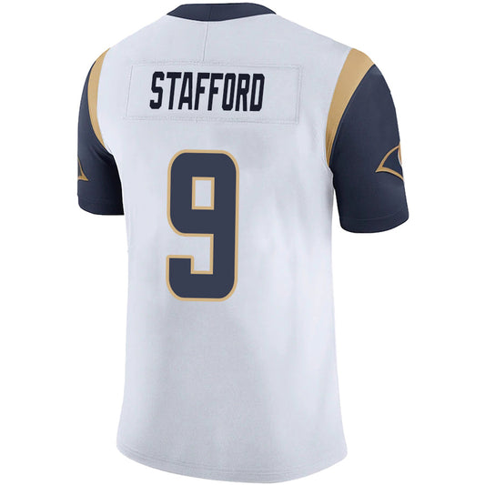 LA.Rams #9 Matthew Stafford Player White Game Stitched Football Jerseys