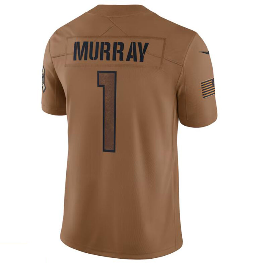 A.Cardinals #1 Kyler Murray Player Brown Salute To Service Limited Jersey Football Jerseys